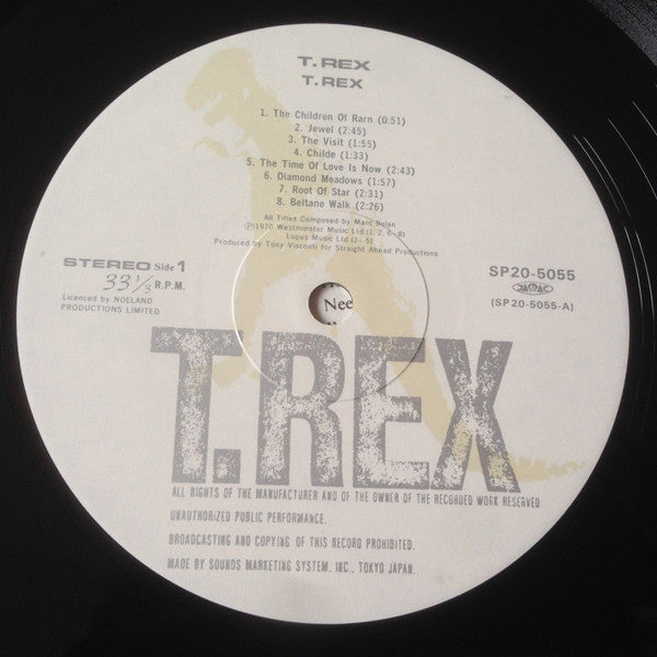 T. Rex - T. Rex (Vinyl, LP, Album, Reissue) Near Mint (NM or M-) / Near Mint (NM or M-)