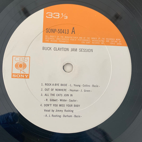 Buck Clayton - All The Cats Join In (A Buck Clayton Jam Session) (Vinyl, LP, Album, Mono) Very Good Plus (VG+) / Very Good Plus (VG+)