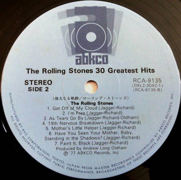 The Rolling Stones - 30 Greatest Hits (Vinyl, LP, Compilation, Stereo)