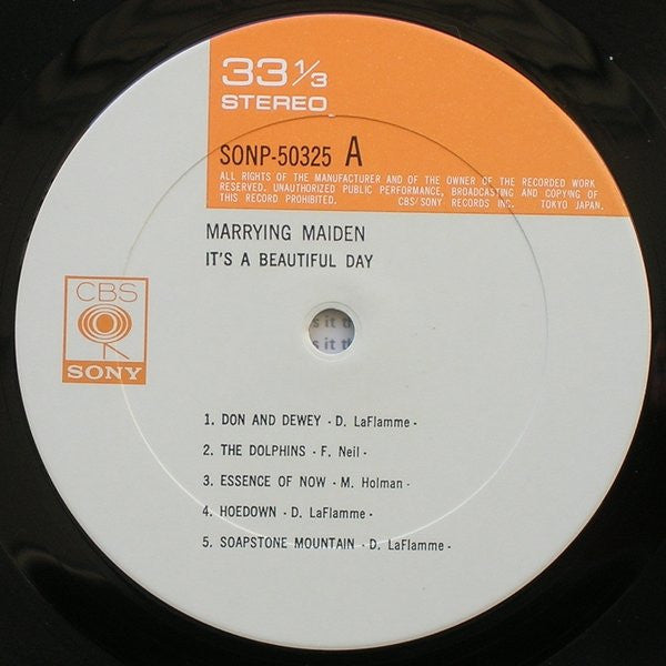 It's A Beautiful Day - Marrying Maiden (Vinyl, LP, Album) Very Good (VG) / Very Good Plus (VG+)