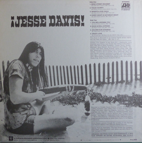 Jesse Ed Davis - ¡ Jesse Davis! (Vinyl, LP, Album, Reissue, Stereo) Very Good Plus (VG+) / Very Good Plus (VG+)