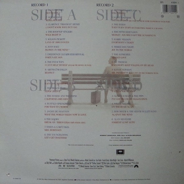 Various - Forrest Gump (The Soundtrack) (2xVinyl, LP, Compilation) Very Good Plus (VG+) / Very Good (VG)
