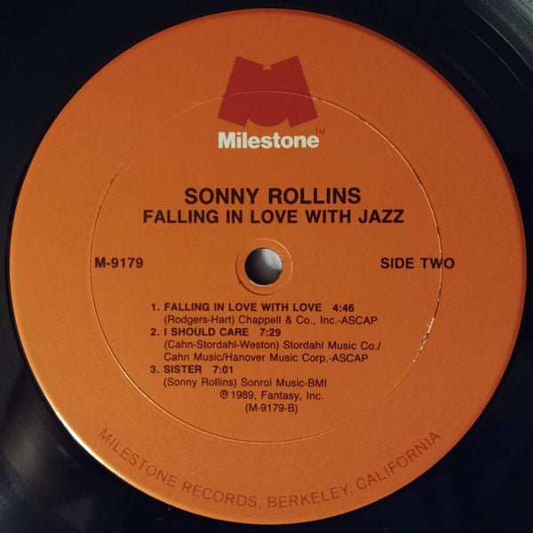 Sonny Rollins - Falling In Love With Jazz (Vinyl, LP, Album)