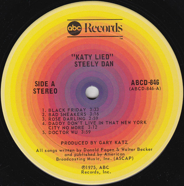 Steely Dan - Katy Lied (Vinyl, LP, Album) Very Good (VG) / Very Good (VG)