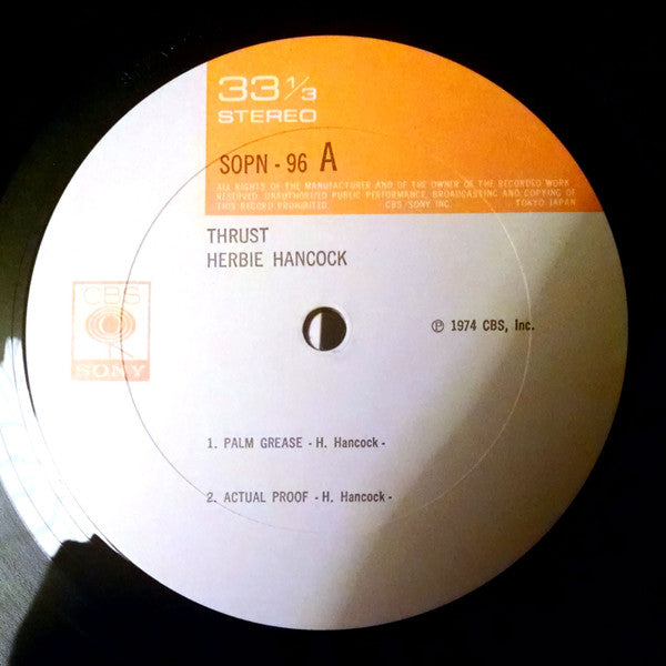 Herbie Hancock - Thrust (Vinyl, LP, Album) Very Good Plus (VG+) / Very Good Plus (VG+)