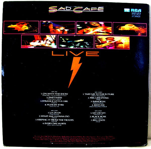Sad Café - Live In Concert (2xVinyl, LP, Album) Good Plus (G+) / Good Plus (G+)