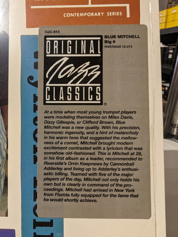 Blue Mitchell - Big 6 (Vinyl, LP, Album, Reissue, Remastered, Mono) Near Mint (NM or M-) / Near Mint (NM or M-)