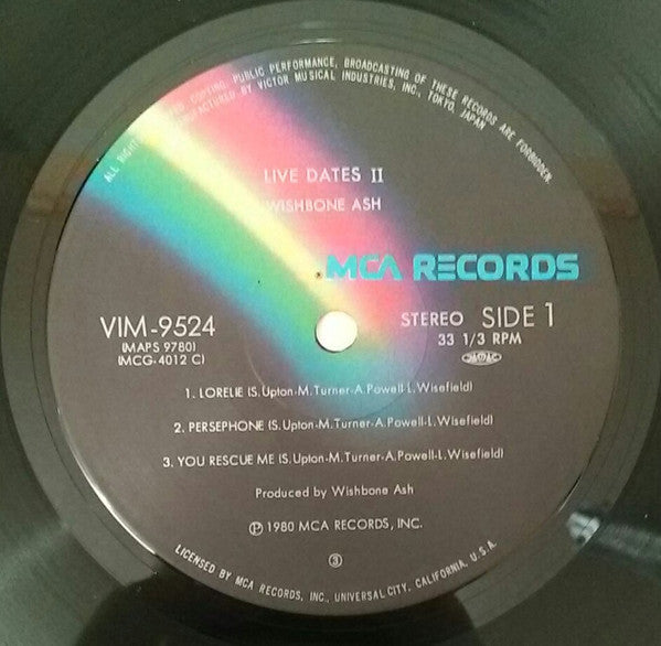 Wishbone Ash - Live Dates Volume Two = ライヴ・デイト2 (2xVinyl, LP, Album, Limited Edition) Near Mint (NM or M-) / Very Good Plus (VG+)