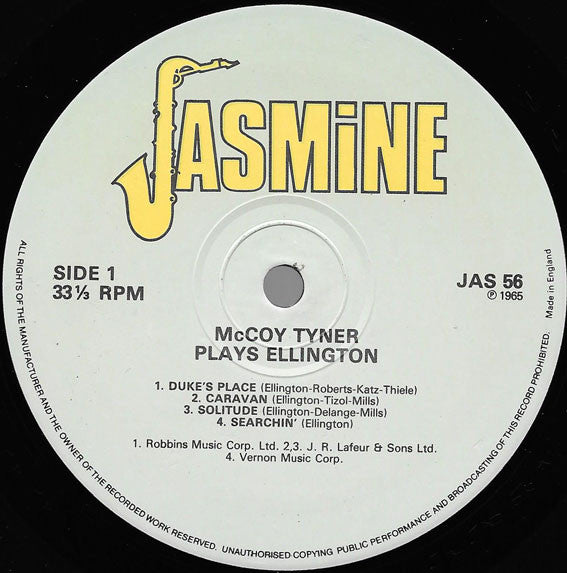 McCoy Tyner - McCoy Tyner Plays Ellington (Vinyl, LP, Album, Reissue, Stereo) Very Good Plus (VG+) / Very Good Plus (VG+)