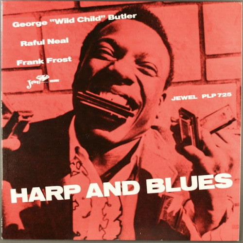 Various - Harp And Blues (Vinyl, LP, Compilation, Stereo, Mono) Very Good Plus (VG+) / Very Good (VG)