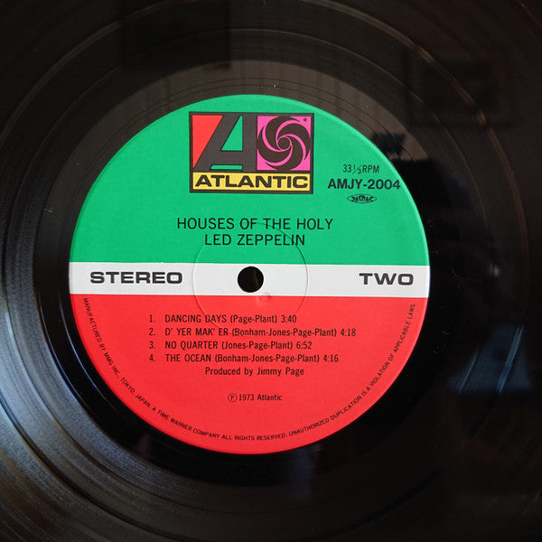 Led Zeppelin - Houses Of The Holy = 聖なる館 (Vinyl, LP, Album, Limited Edition, Reissue, Stereo) Very Good Plus (VG+) / Near Mint (NM or M-)