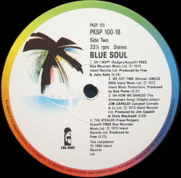 Paul Kossoff - Blue Soul (2xVinyl, LP, Compilation) Very Good (VG) / Very Good (VG)