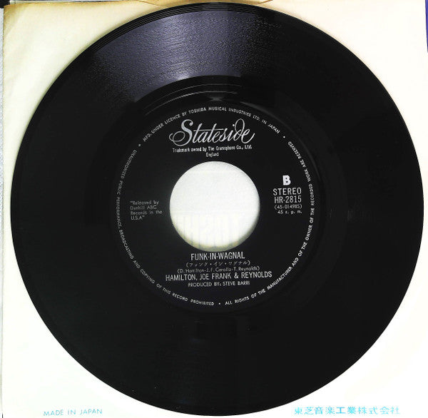 Hamilton, Joe Frank & Reynolds - Don't Pull Your Love (Vinyl, 7", 45 RPM, Single) Very Good (VG) / Very Good Plus (VG+)
