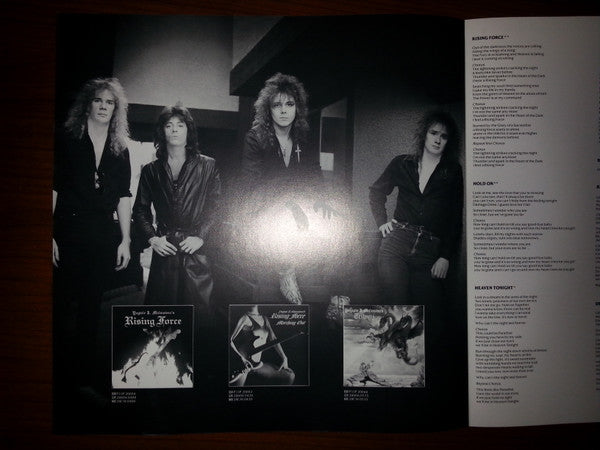 Yngwie J. Malmsteen's Rising Force - Odyssey (Vinyl, LP, Album, Promo) Near Mint (NM or M-) / Near Mint (NM or M-)