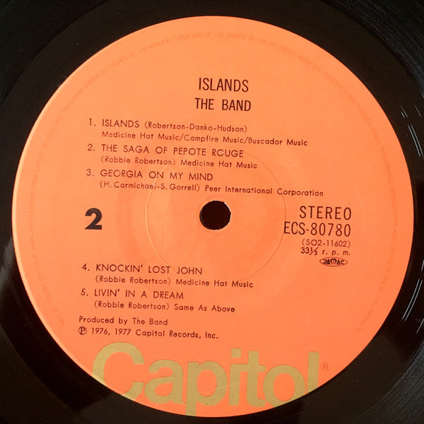 The Band - Islands (Vinyl, LP, Album)