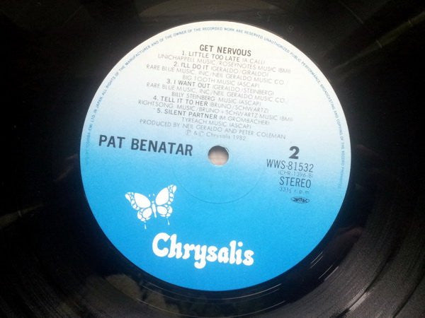 Pat Benatar - Get Nervous (Vinyl, LP, Album)