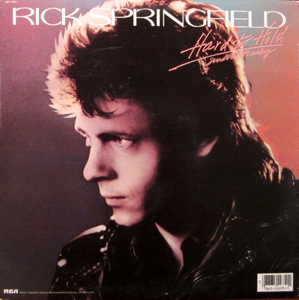 Rick Springfield - Hard To Hold - Soundtrack Recording (Vinyl, LP, Album) Very Good (VG) / Very Good (VG)