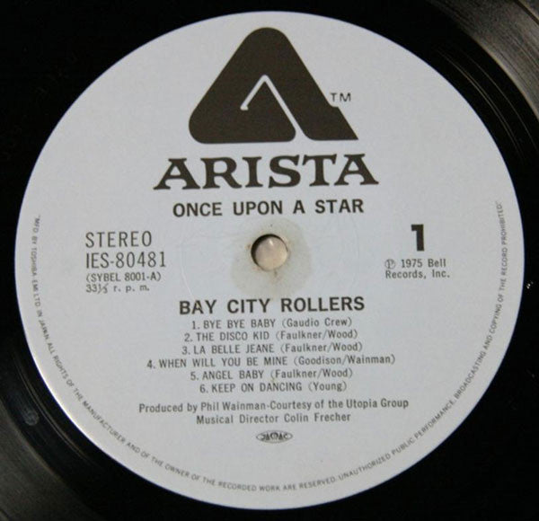 Bay City Rollers - Once Upon A Star (Vinyl, LP, Album) Very Good Plus (VG+) / Very Good Plus (VG+)