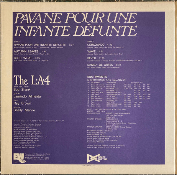 LA4 - Pavane Pour Une Infante Défunte (Vinyl, LP, Album)