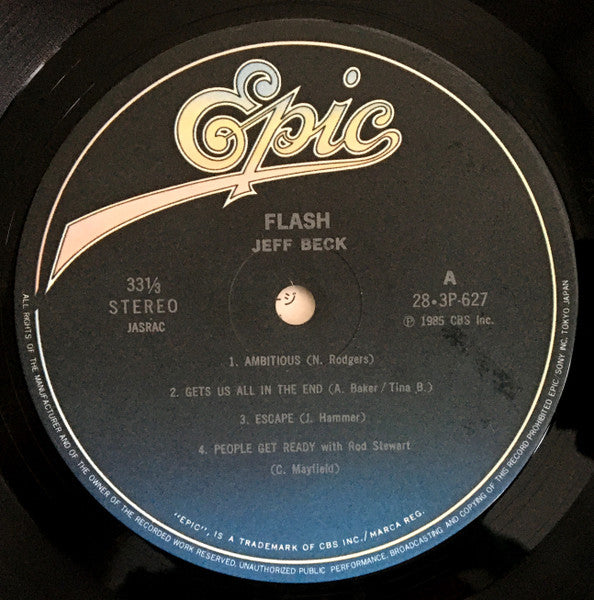 Jeff Beck - Flash (Vinyl, LP, Album)