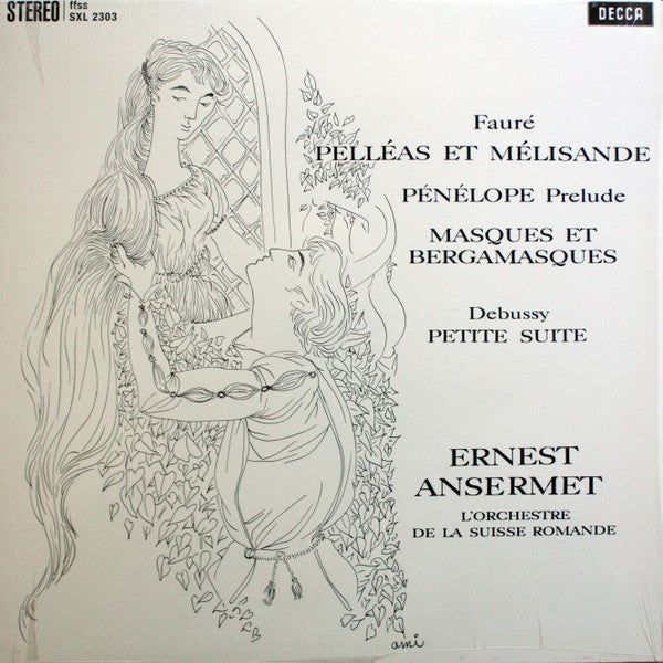 Gabriel Fauré - Pelléas Et Mélissande, Pénélope Prelude, Masques Et Bergamasques / Petite Suite (Vinyl, LP, Reissue, Stereo) Near Mint (NM or M-) / Near Mint (NM or M-)