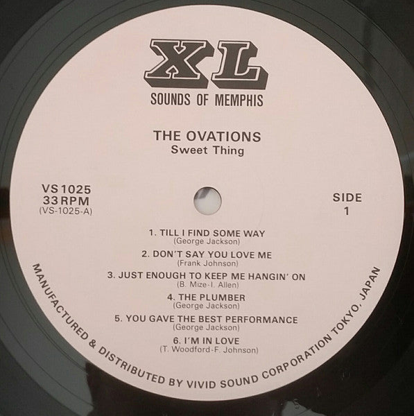 The Ovations - Sweet Thing (Vinyl, LP, Album) Very Good Plus (VG+) / Very Good (VG)