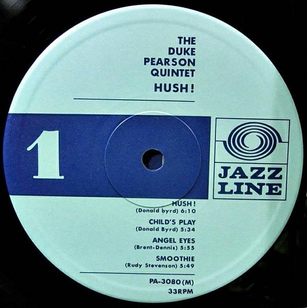 The Duke Pearson Quintet - Hush! (Vinyl, LP, Album, Reissue, Mono) Near Mint (NM or M-) / Very Good (VG)