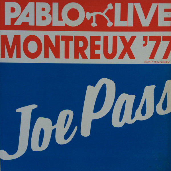 Joe Pass - Montreux '77 (Vinyl, LP, Album)