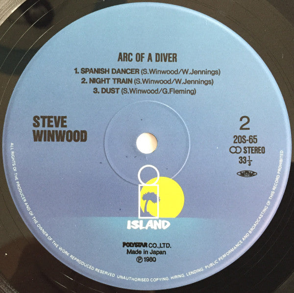 Steve Winwood - Arc Of A Diver (Vinyl, LP, Album)