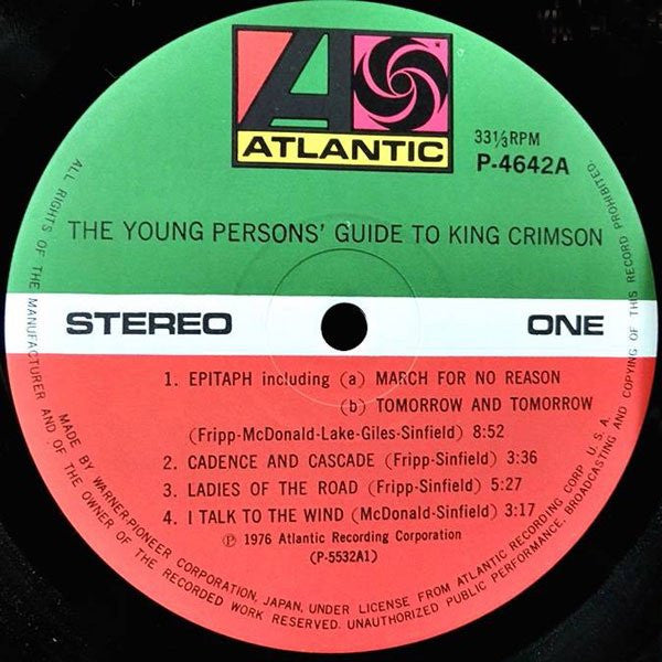 King Crimson - The Young Persons' Guide To King Crimson (Vinyl, LP,...
