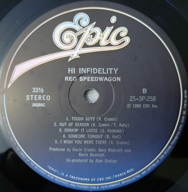 REO Speedwagon - Hi Infidelity (Vinyl, LP, Album, Stereo)