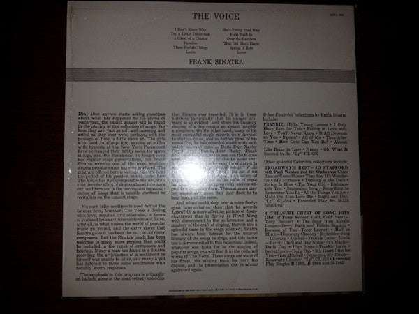 Frank Sinatra - The Voice (Vinyl, LP, Compilation, Reissue) Very Good Plus (VG+) / Very Good Plus (VG+)