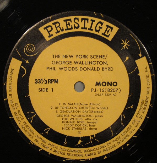 George Wallington Quintet - The New York Scene (Vinyl, LP, Album, R...