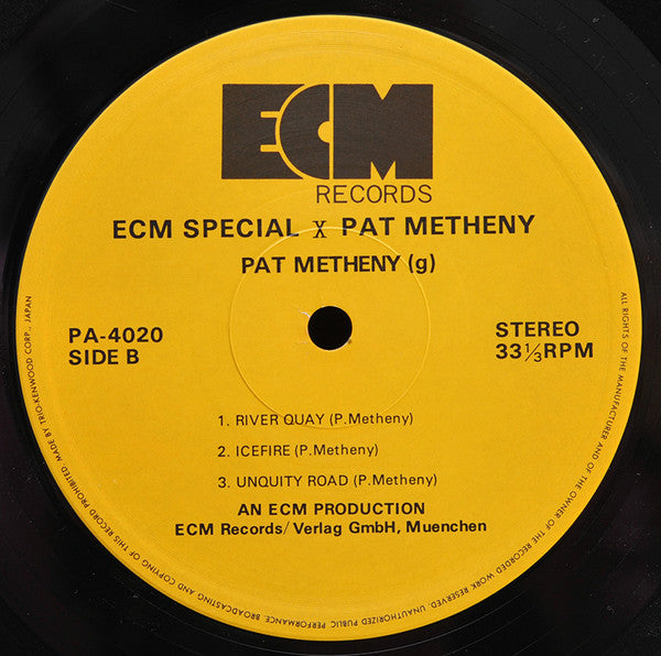 Pat Metheny - ECM Special X Pat Metheny (Vinyl, LP, Compilation) Near Mint (NM or M-) / Very Good Plus (VG+)