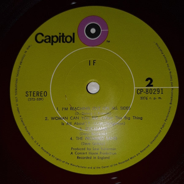 If (6) - If (Vinyl, LP, Album) Very Good Plus (VG+) / Good Plus (G+)