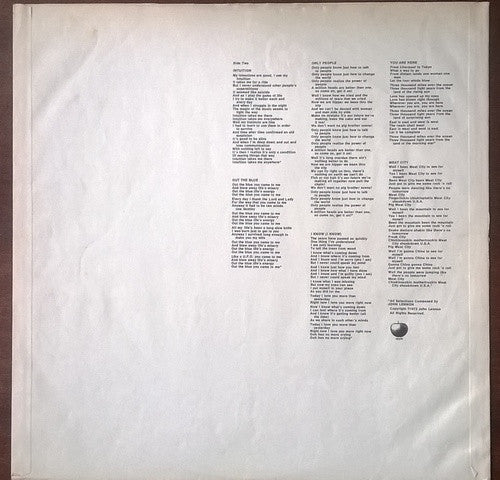 John Lennon - Mind Games (Vinyl, LP, Album, Stereo)