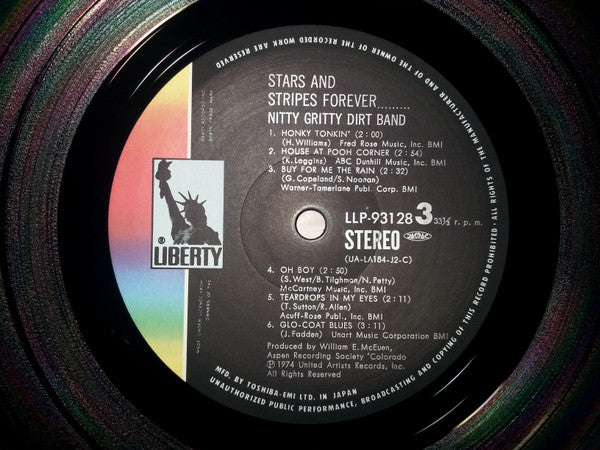 Nitty Gritty Dirt Band - Stars And Stripes Forever (2xVinyl, LP, Album) Good Plus (G+) / Very Good (VG)