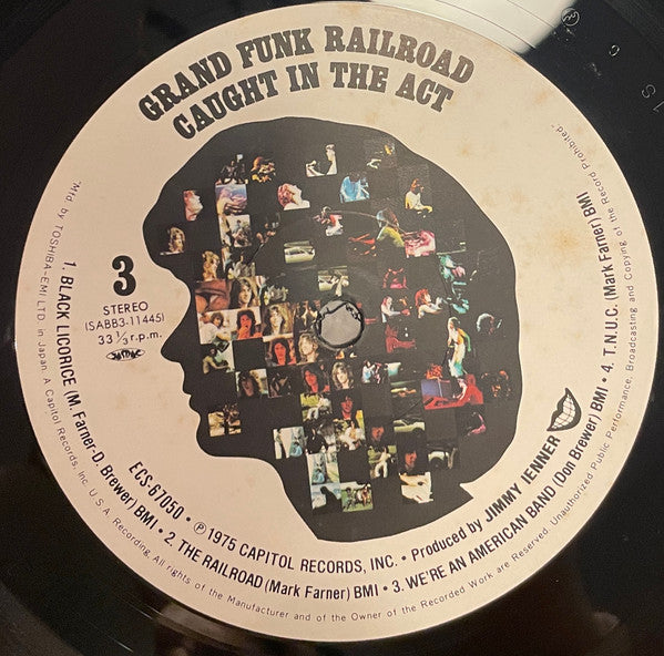 Grand Funk Railroad - Caught In The Act (Vinyl, LP, Album)