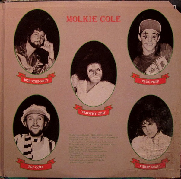Molkie Cole - Molkie Cole (Vinyl, LP, Album) Very Good Plus (VG+) / Very Good (VG)