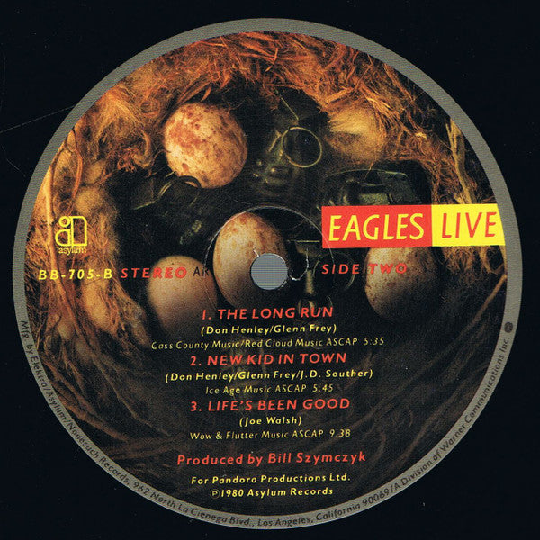 Eagles - Eagles Live (Vinyl, LP, Album, Stereo)