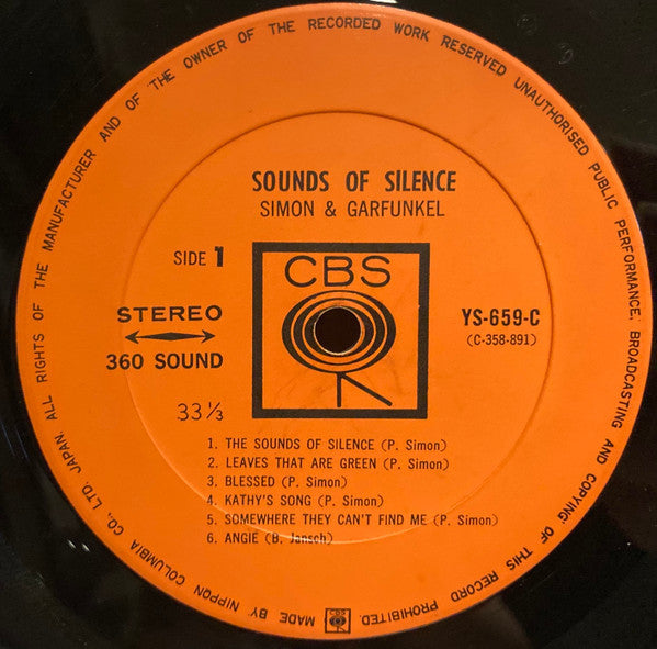 Simon & Garfunkel - Sounds Of Silence (Vinyl, LP, Stereo, Album) Very Good (VG) / Very Good (VG)