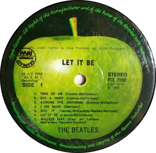 The Beatles - Let It Be (Vinyl, LP, Album, Repress) Very Good (VG) / Very Good (VG)
