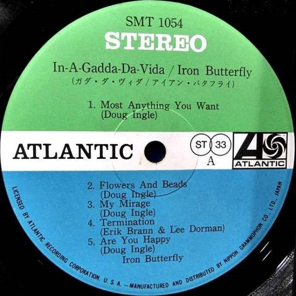 Iron Butterfly - In-A-Gadda-Da-Vida (Vinyl, LP, Album, Stereo)