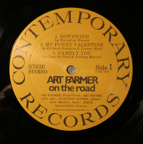 Art Farmer - On The Road (Vinyl, LP, Album, Stereo) Good Plus (G+) / Good Plus (G+)
