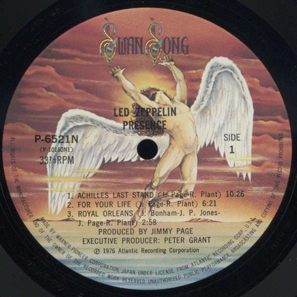 Led Zeppelin - Presence = プレゼンス (Vinyl, LP, Album, Limited Edition,...