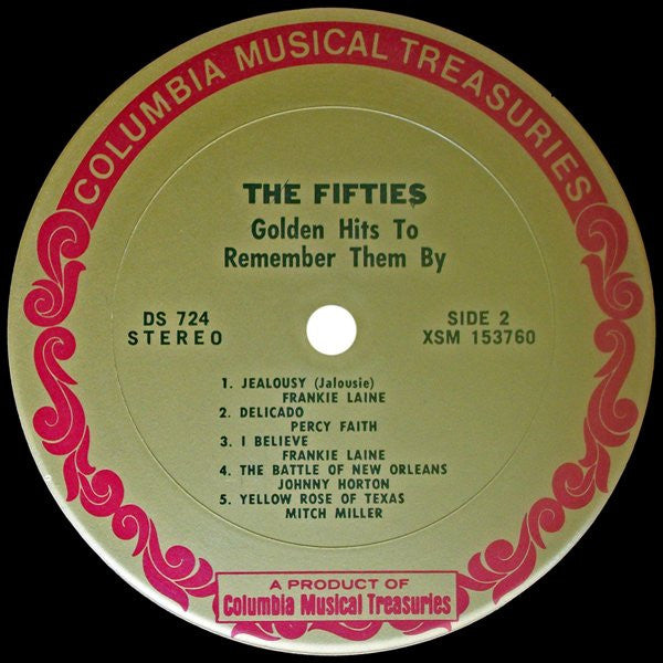 Various - The 50's Greatest Love Songs / The 50's Golden Hits To Remember (2xVinyl, LP, Compilation) Very Good Plus (VG+) / Very Good (VG)