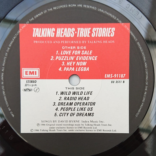 Talking Heads - True Stories (Vinyl, LP, Album)