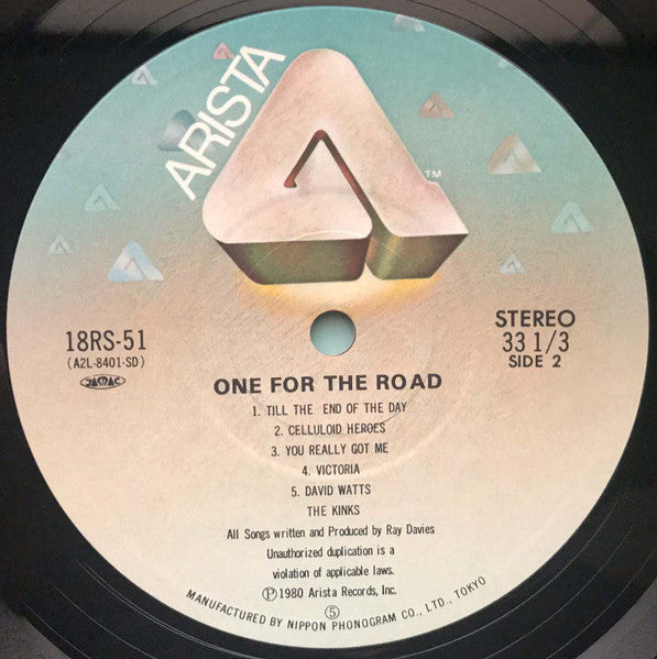 The Kinks - One For The Road (2xVinyl, LP, Album) Very Good Plus (VG+) / Very Good Plus (VG+)
