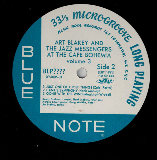 Art Blakey & The Jazz Messengers - At The Cafe Bohemia Volume 3 (Vi...