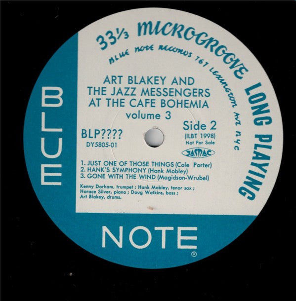 Art Blakey & The Jazz Messengers - At The Cafe Bohemia Volume 3 (Vi...